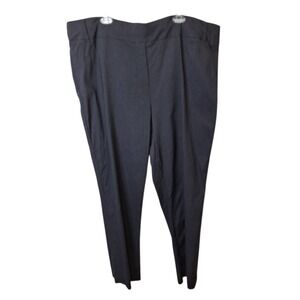 Prescott New York Womens Size 26 Gray Trousers Pants Office Career Pull‎ On Work